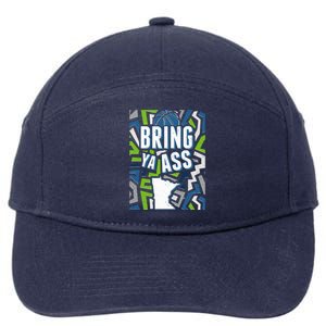 Bring Ya Ass To Minnesota Basketball Sports Fan 7-Panel Snapback Hat