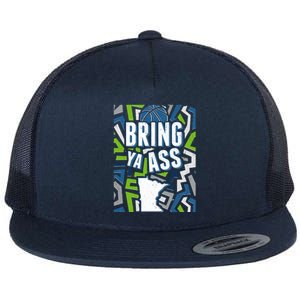 Bring Ya Ass To Minnesota Basketball Sports Fan Flat Bill Trucker Hat