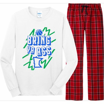 Bring Ya Ass To Minnesota Long Sleeve Pajama Set