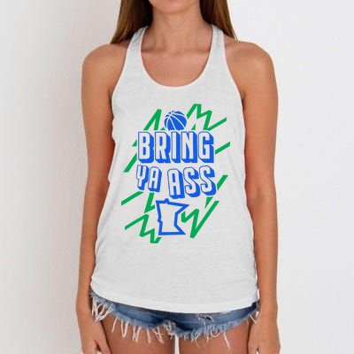 Bring Ya Ass To Minnesota Women's Knotted Racerback Tank