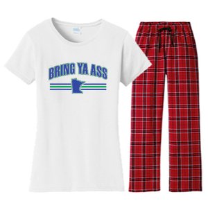 Bring Ya Ass To Minnesota Women's Flannel Pajama Set