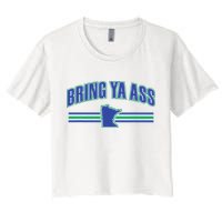 Bring Ya Ass To Minnesota Women's Crop Top Tee