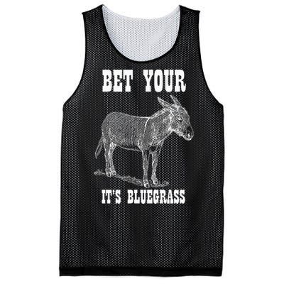 Bet Your Ass ItS Bluegrass Music Mesh Reversible Basketball Jersey Tank