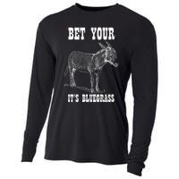 Bet Your Ass ItS Bluegrass Music Cooling Performance Long Sleeve Crew