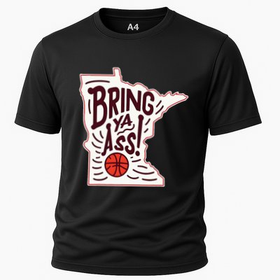 Bring Ya Ass To Mn Cooling Performance Crew T-Shirt