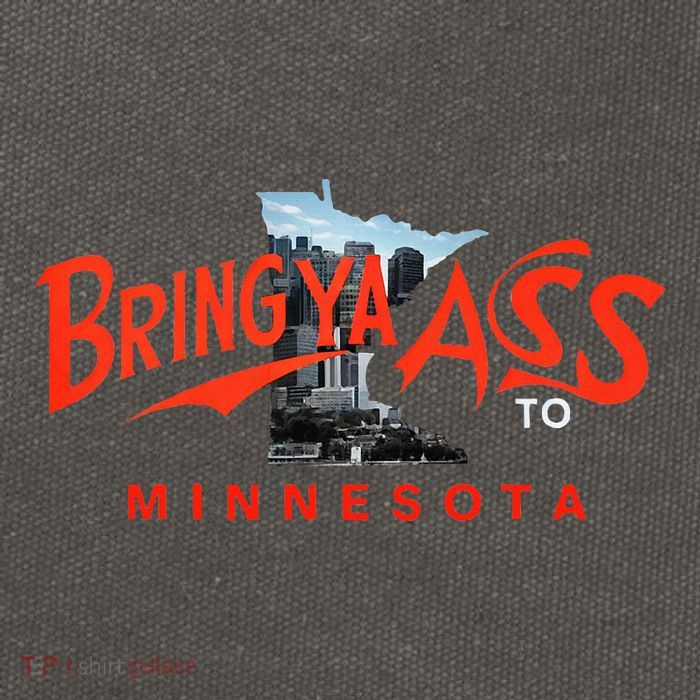Bring Ya Ass To Minnesota Cotton Canvas Backpack