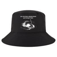 Bricksnpapers You Are Here Paying Taxes And Living In Fear Cool Comfort Performance Bucket Hat