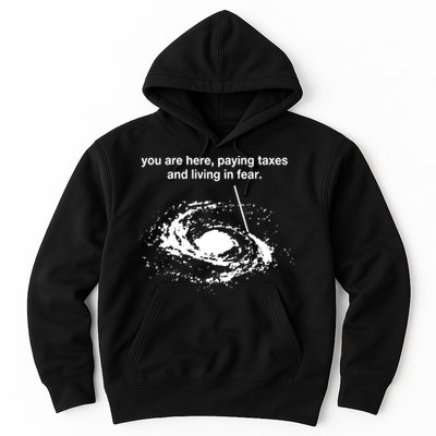Bricksnpapers You Are Here Paying Taxes And Living In Fear Hoodie