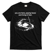 Bricksnpapers You Are Here Paying Taxes And Living In Fear T-Shirt