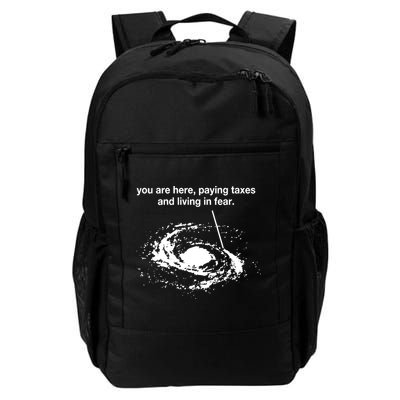 Bricksnpapers You Are Here Paying Taxes And Living In Fear Backpack