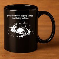 Bricksnpapers You Are Here Paying Taxes And Living In Fear 11oz C Handle Ceramic Mug