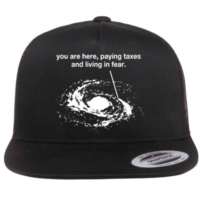 Bricksnpapers You Are Here Paying Taxes And Living In Fear Flatbill Hat