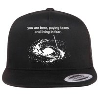Bricksnpapers You Are Here Paying Taxes And Living In Fear Flat Bill Trucker Hat