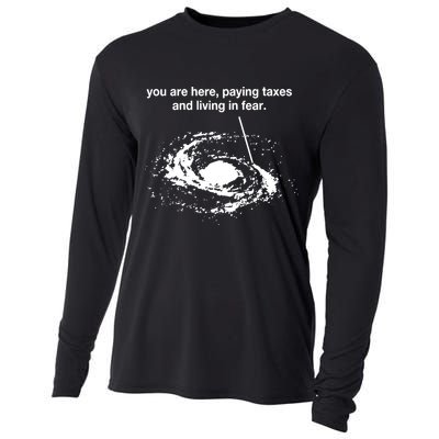 Bricksnpapers You Are Here Paying Taxes And Living In Fear Cooling Performance Long Sleeve Crew