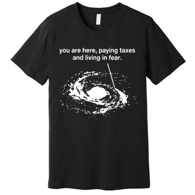 Bricksnpapers You Are Here Paying Taxes And Living In Fear Premium T-Shirt