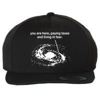 Bricksnpapers You Are Here Paying Taxes And Living In Fear Wool Snapback Cap