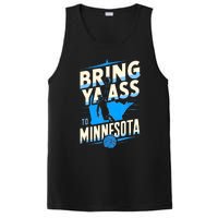 Bring Ya Ass To Minnesota Bring Ya Ass Funny Design PosiCharge Competitor Tank