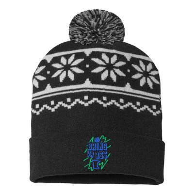 Bring Ya Ass To Minnesota USA-Made Snowflake Beanie