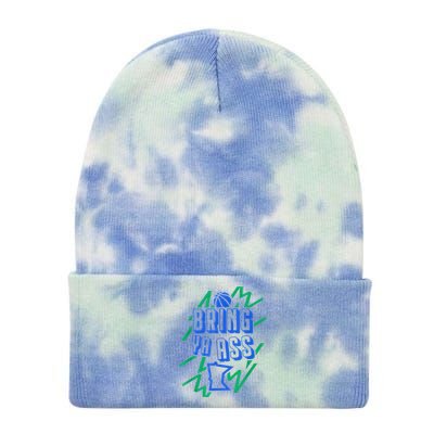 Bring Ya Ass To Minnesota Tie Dye 12in Knit Beanie