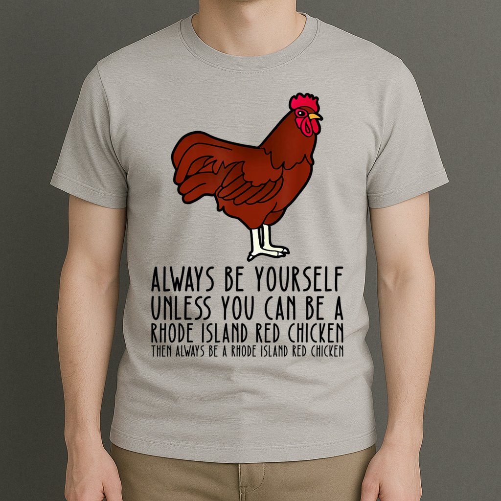 Be Yourself Always And Be A Rhode Island Red Chicken T-Shirt