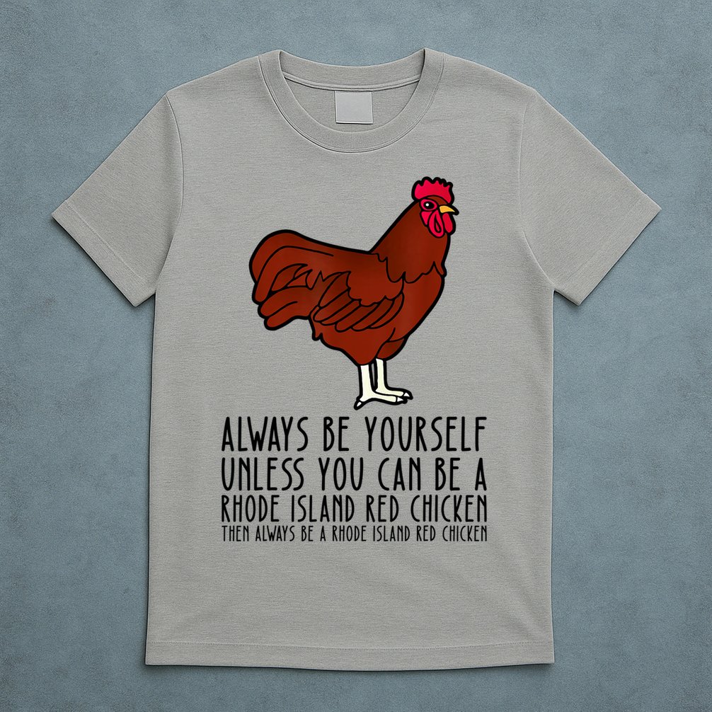 Be Yourself Always And Be A Rhode Island Red Chicken T-Shirt