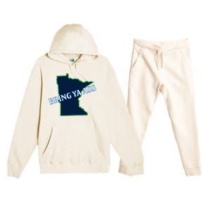 Bring Ya Ass To Minnesota Premium Hooded Sweatsuit Set