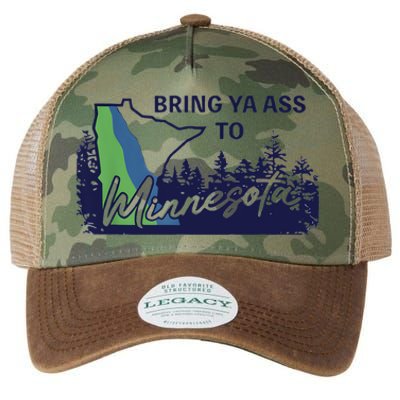 Bring Ya Ass To Minnesota Legacy Tie Dye Trucker Hat