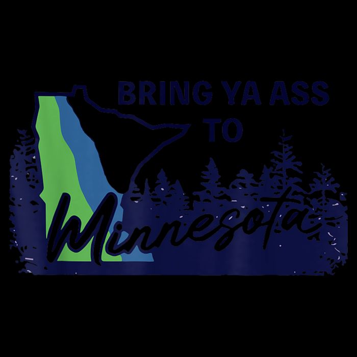 Bring Ya Ass To Minnesota Drawstring Bag