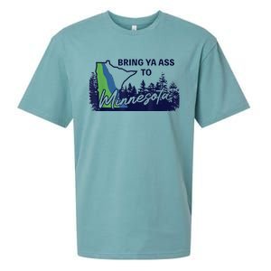 Bring Ya Ass To Minnesota Sueded Cloud Jersey T-Shirt