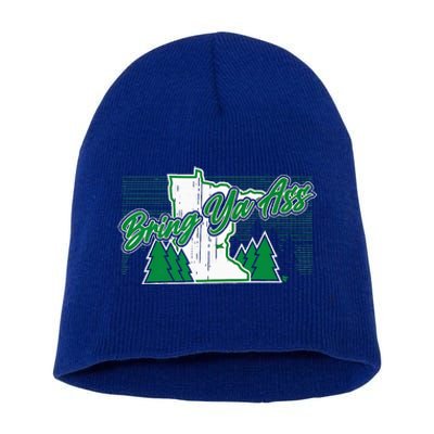 Bring Ya Ass Minnesota Basketball Short Acrylic Beanie