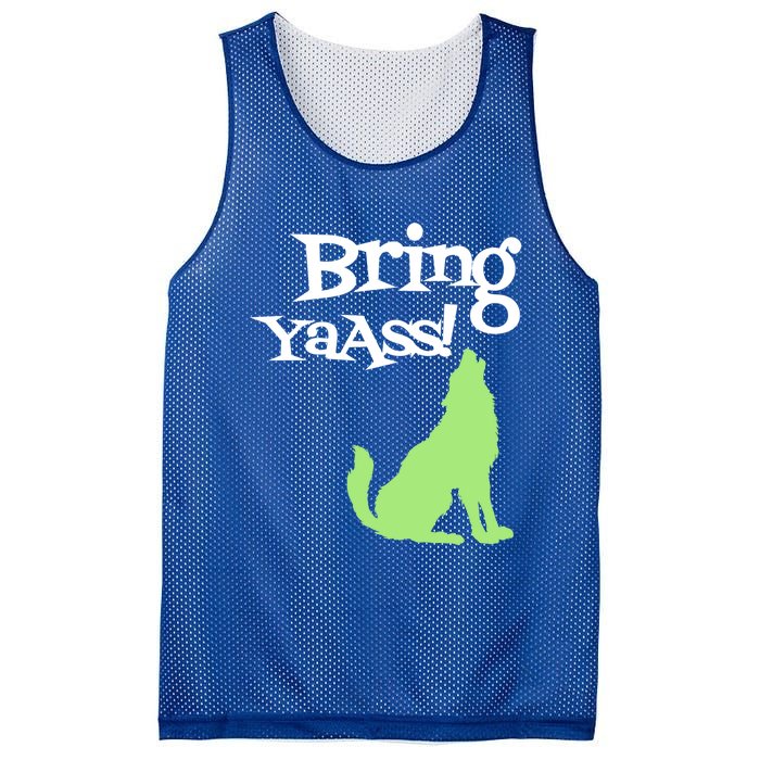 Bring Ya Ass Funny Gift Mesh Reversible Basketball Jersey Tank