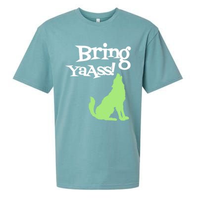 Bring Ya Ass Funny Gift Sueded Cloud Jersey T-Shirt