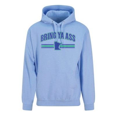 Bring Ya Ass To Minnesota Funny Minnesota Anthony Says Unisex Surf Hoodie