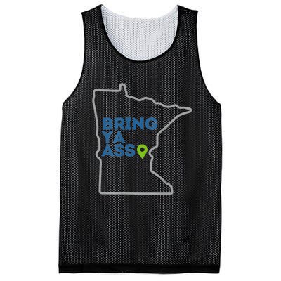 Bring Ya Ass To Minnesota Mn Mesh Reversible Basketball Jersey Tank