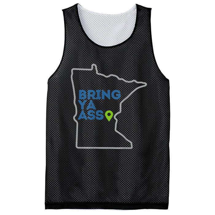 Bring Ya Ass To Minnesota Mn Mesh Reversible Basketball Jersey Tank