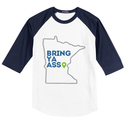 Bring Ya Ass To Minnesota Mn Baseball Sleeve Shirt