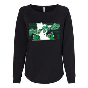 Bring Ya Ass To Minnesota Funny Minnesota Saying Gift Womens California Wash Sweatshirt