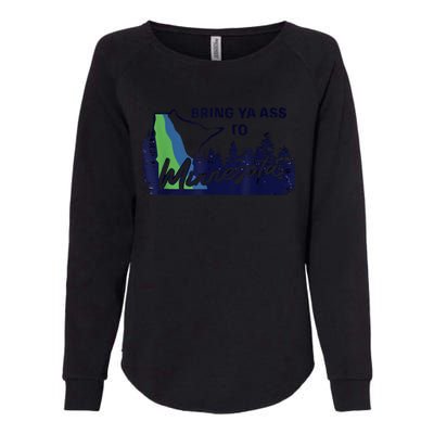 Bring Ya Assro Mirresota Womens California Wash Sweatshirt