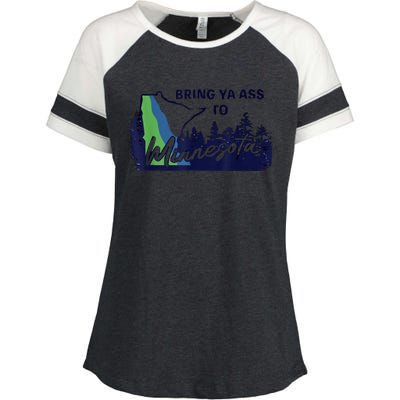 Bring Ya Assro Mirresota Enza Ladies Jersey Colorblock Tee