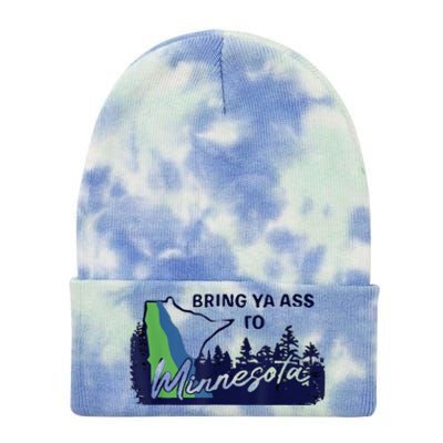 Bring Ya Assro Mirresota Tie Dye 12in Knit Beanie