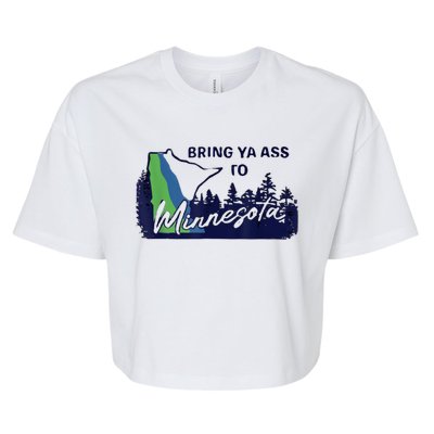 Bring Ya Assro Mirresota Bella+Canvas Jersey Crop Tee