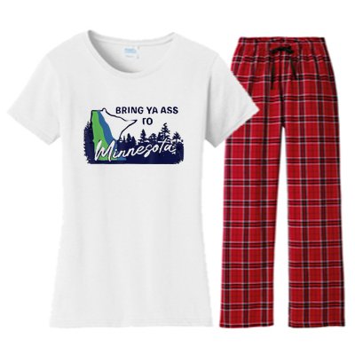 Bring Ya Assro Mirresota Women's Flannel Pajama Set