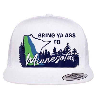 Bring Ya Assro Mirresota Flat Bill Trucker Hat