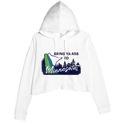 Bring Ya Assro Mirresota Crop Fleece Hoodie