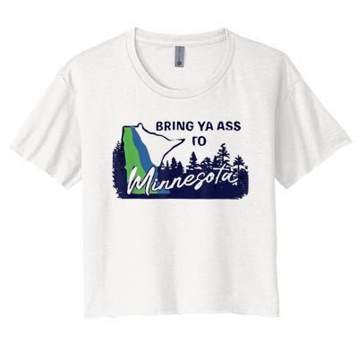 Bring Ya Assro Mirresota Women's Crop Top Tee