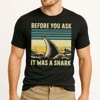Before Your Ask It Was A Shark Funny Amputation Surgery Performance Shirt