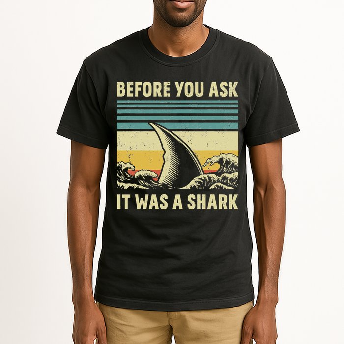 Before Your Ask It Was A Shark Funny Amputation Surgery Tall T-Shirt