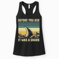 Before Your Ask It Was A Shark Funny Amputation Surgery Womens Tank Top