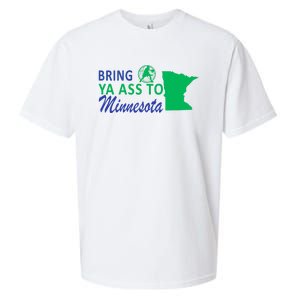 Bring Ya Ass To Minnesota Funny Minnesota Anthony Sueded Cloud Jersey T-Shirt