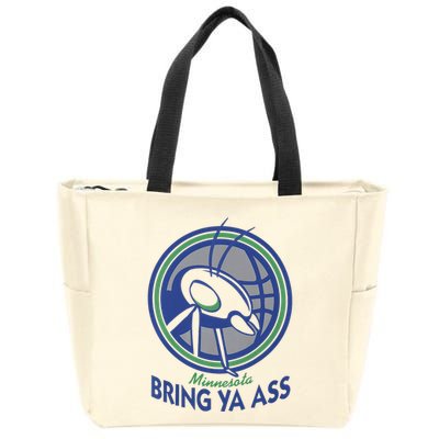 Bring Ya Ass Retro Style Ants Zip Tote Bag